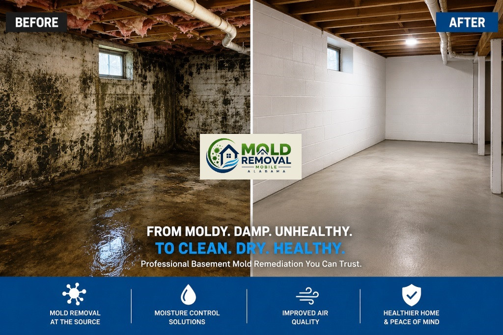 Mold Removal Before and After