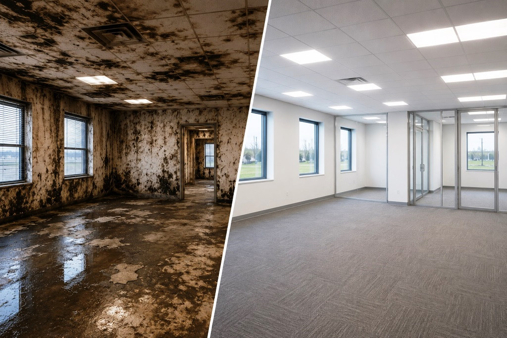 Office transformation from decay to renewal